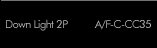 Down Light 2P A/F-C-CC35